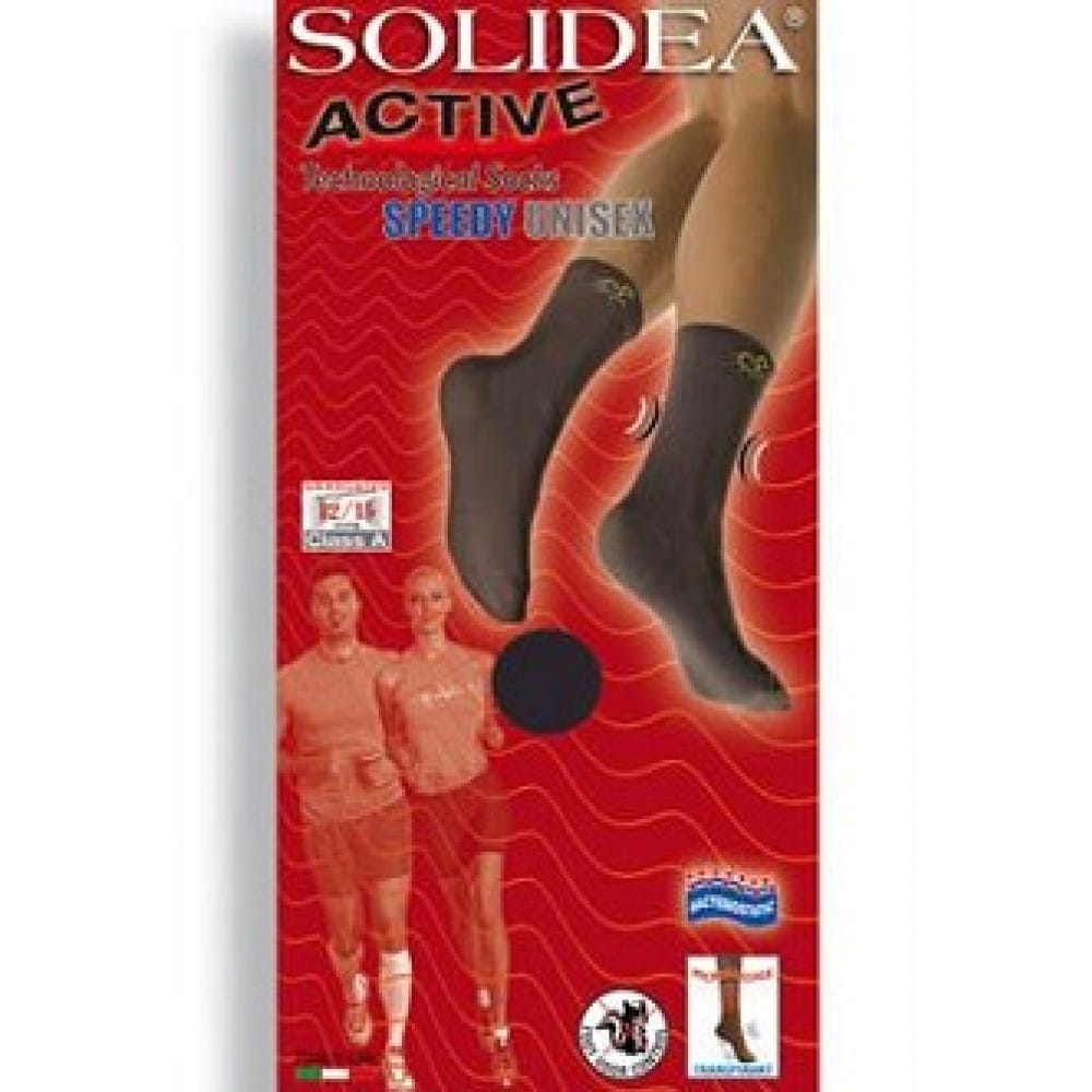 Calzino a compressione Solidea Active Speedy Nero, taglia M