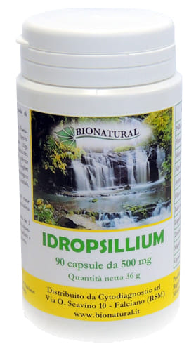 Integratore Idropsillium con psillio, 90 capsule