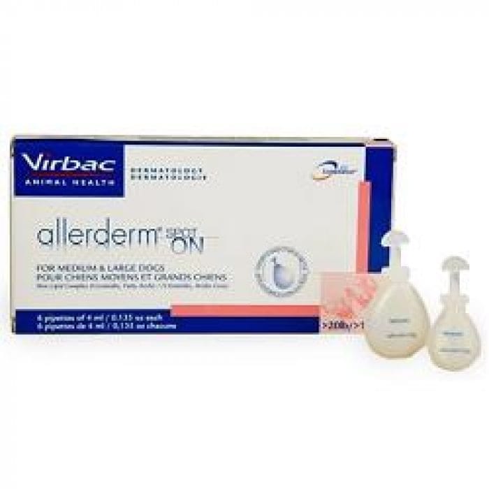 ALLERDERM SPOT ON CANI SUPERIORI A 10 KG 6 PIPETTE 4 ML