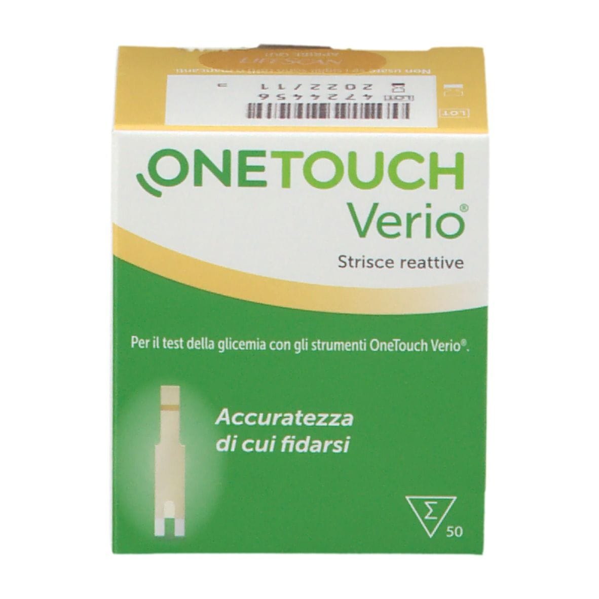 STRISCE MISURAZIONE GLICEMIA ONETOUCH VERIO 50 PEZZI