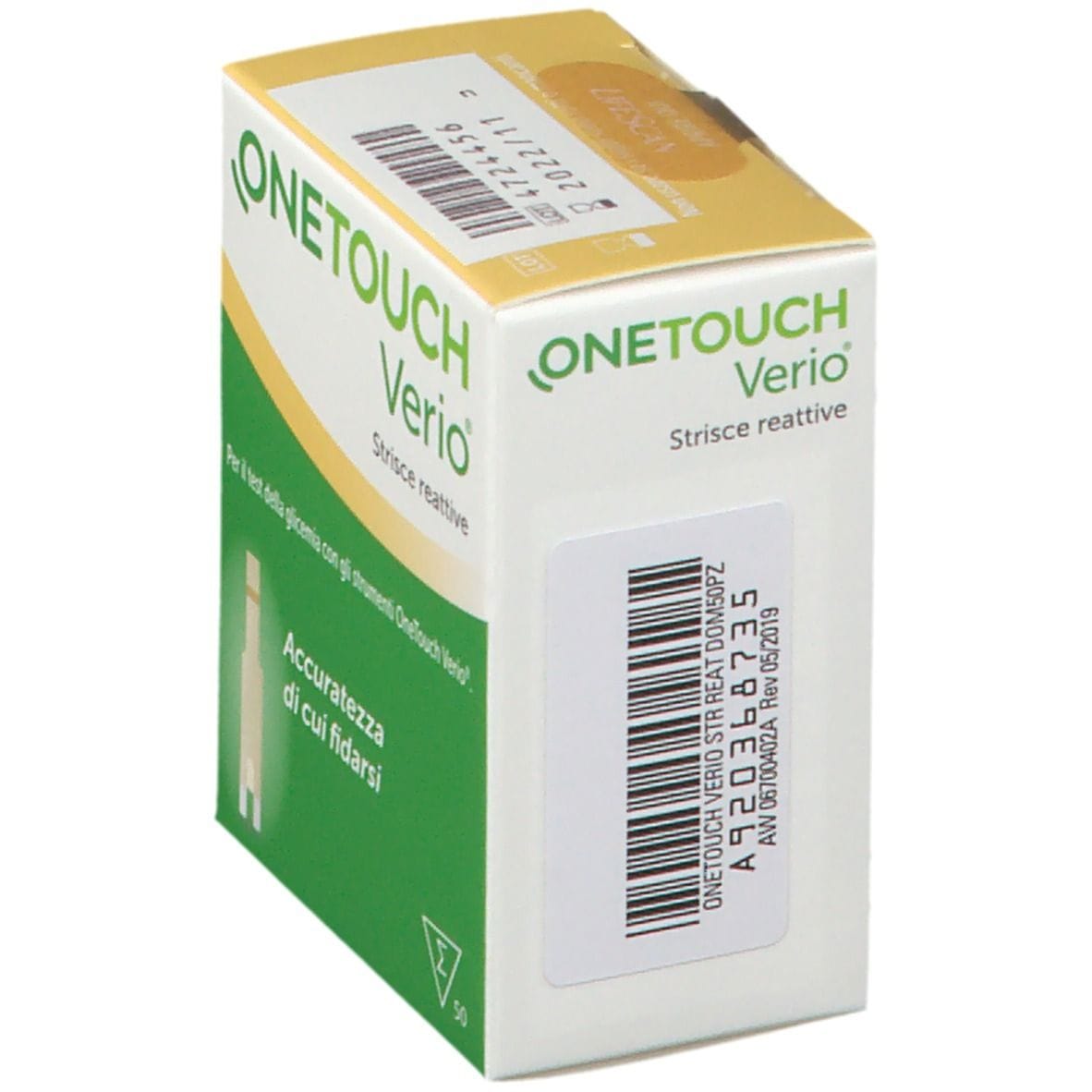 STRISCE MISURAZIONE GLICEMIA ONETOUCH VERIO 50 PEZZI