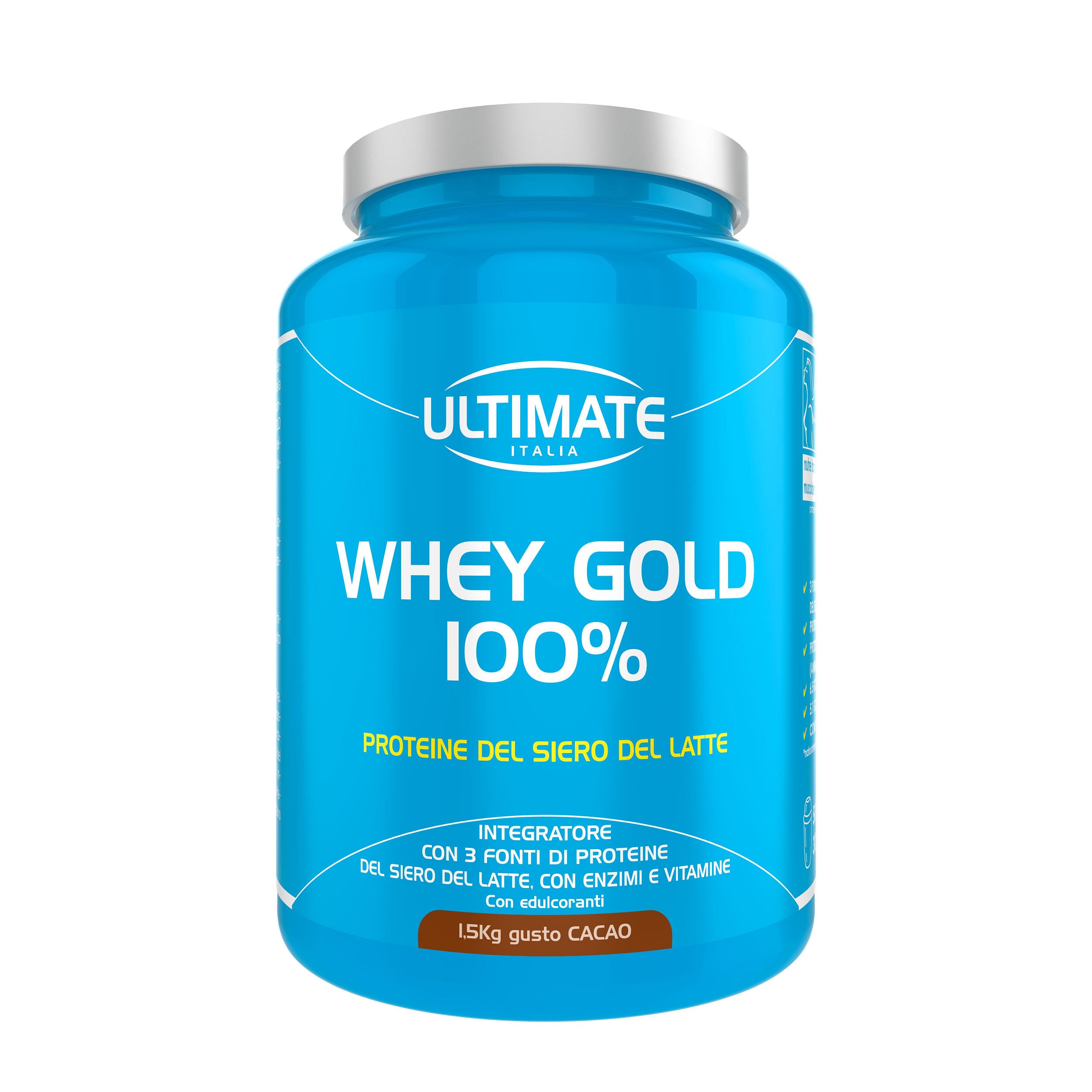 Ultimate Whey Gold 100 % Cacao 1,5 Kg