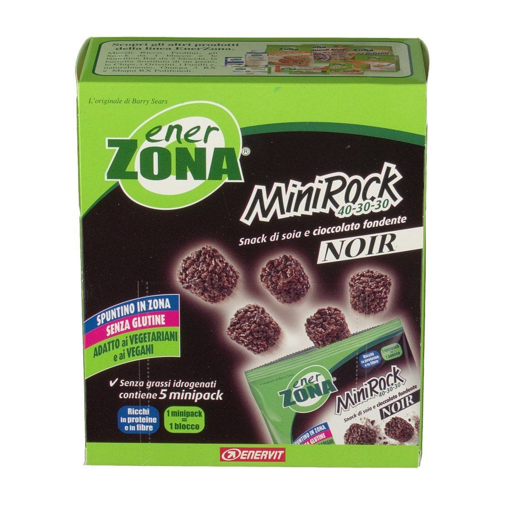 ENERZONA MINIROCK NOIR CIOCCOLATO FONDENTE ASTUCCIO 5 BUSTE