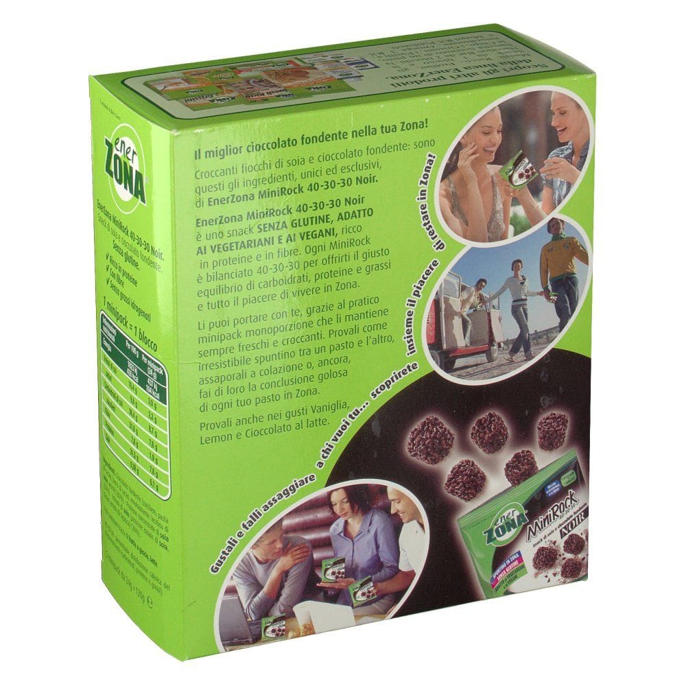 ENERZONA MINIROCK NOIR CIOCCOLATO FONDENTE ASTUCCIO 5 BUSTE