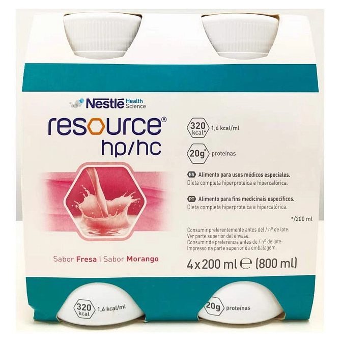 Resource Hp/Hc Fragola 4 Bottiglie 200 Ml