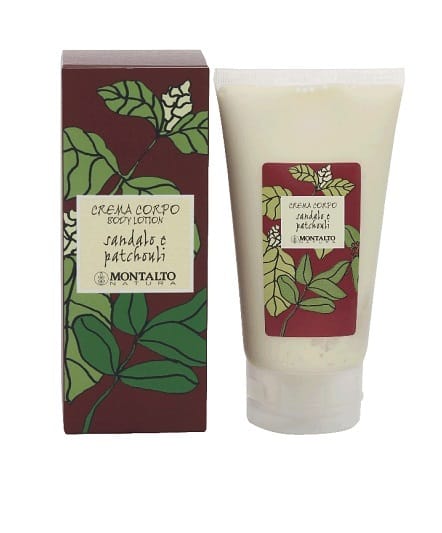 Crema corpo al sandalo e patchouli con argento, 150ml