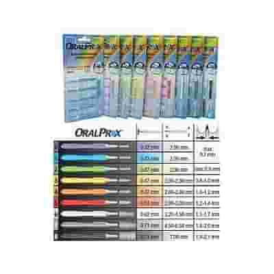 ORALPROX BLISTER DA 6 SPAZZOLINI INTERDENTALI MISURA 1 COLORE AZZURRO