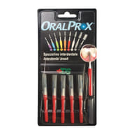 Spazzolini interdentali Oralprox misura 5, blister da 6 pezzi