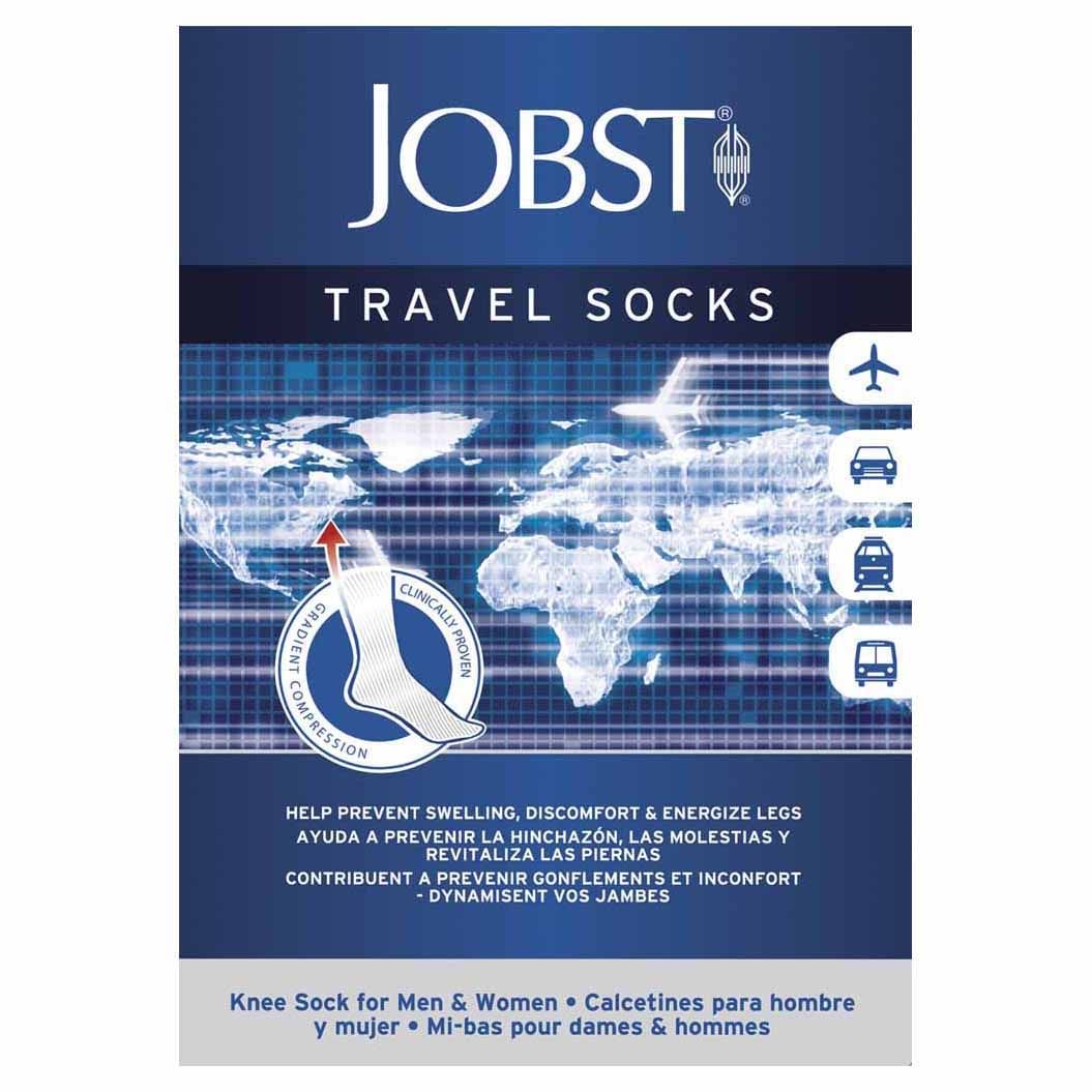 Calza Compressiva Jobst Travel Socks 15 20 Mmhg Gambaletto Ne Extra Large Articolo 792720000701