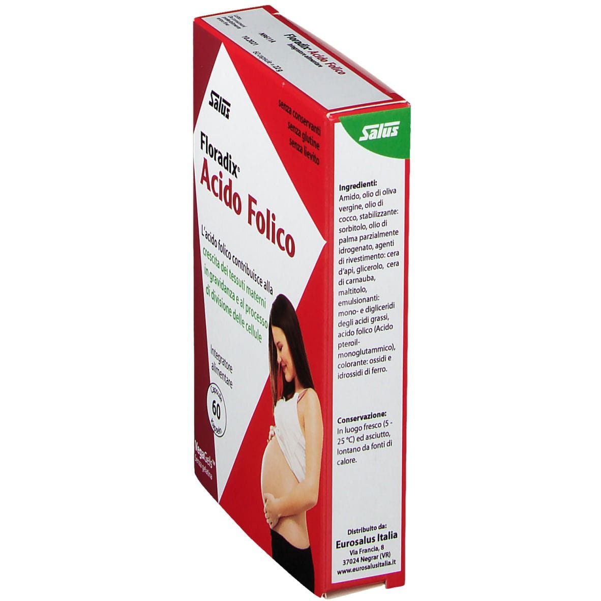 Integratore Floradix Acido Folico per la Gravidanza, 60 Capsule