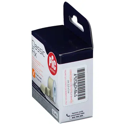 CEROTTO IN ROCCHETTO CLASSIC FIX WHITE 2,5X500 CM FUSTELLA CEROTTO IN ROCCHETTO CLASSIC FIX WHITE 2,5X500 CM FUSTELLA