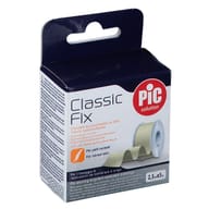 Cerotto in rocchetto PIC Classic Fix White tela 2,5x500cm