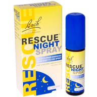 Rescue Night Spray senza alcool, 20ml fiori di Bach
