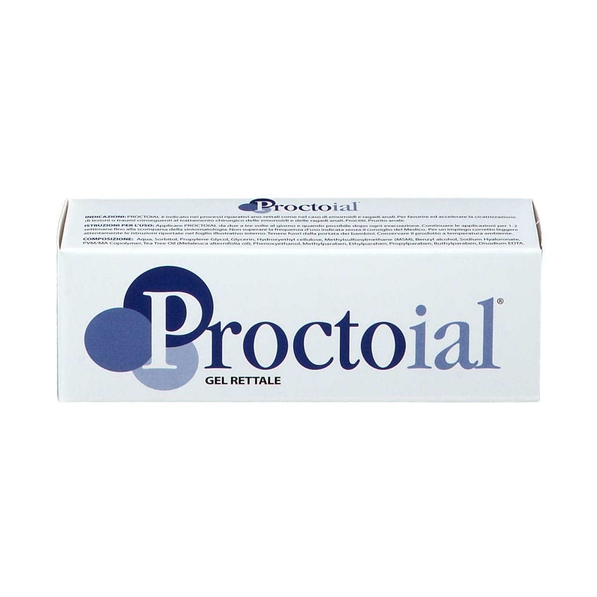 PROCTOIAL GEL RETTALE EMORROIDI RAGADI 30 ML