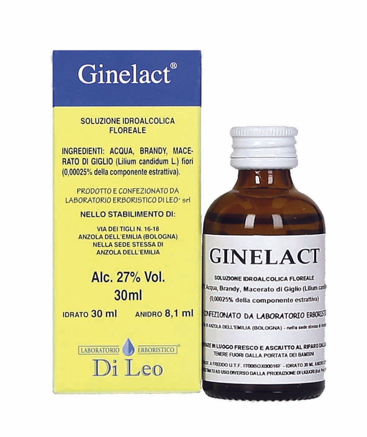 Fiori Di Bach Ginelact Gocce 30 Ml