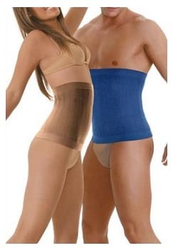 SILVER WAVE ABDOMINAL BAND CHAMPAGNE XXL