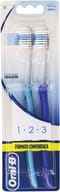 ORALB 123 INDICATOR SPAZZOLINO MANUALE SETOLE 35 MEDIE 2 PEZZI