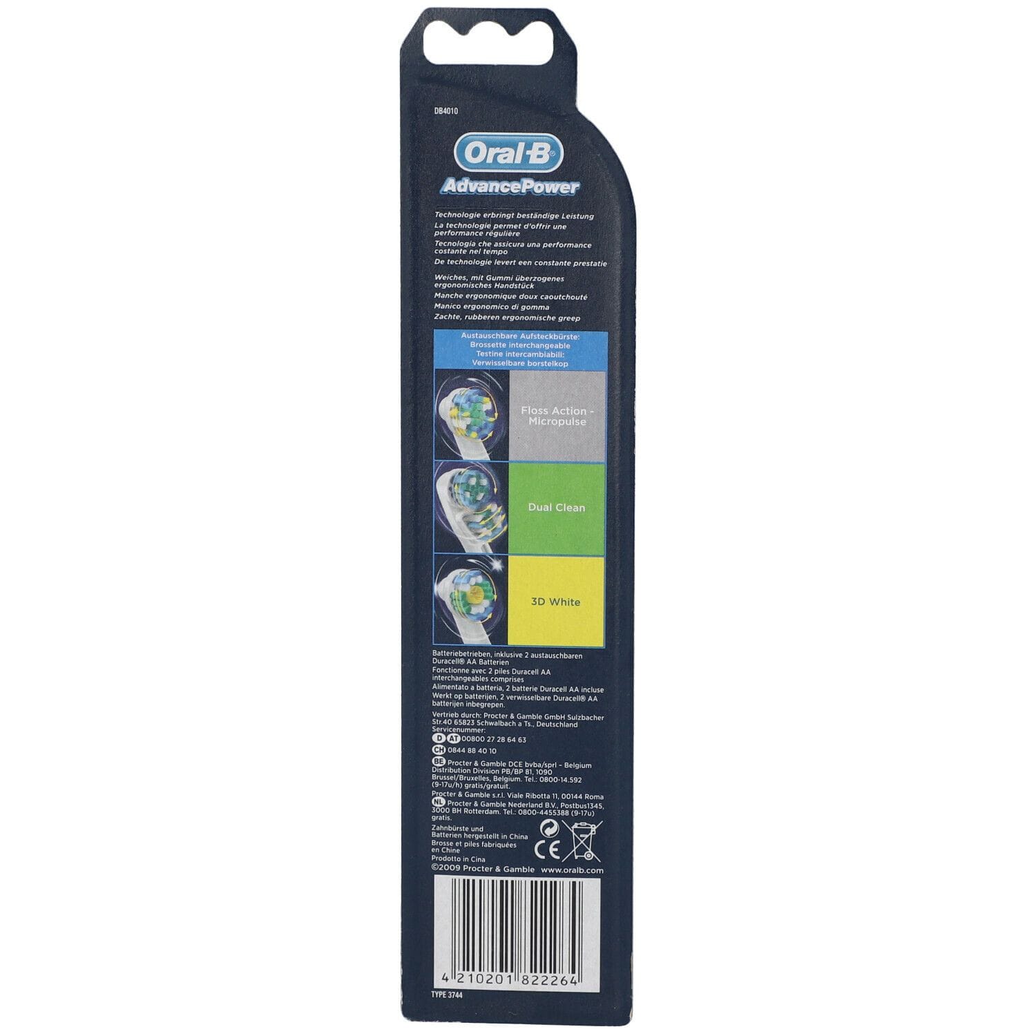 ORALB ADVANCED POWER SPAZZOLINO ELETTRICO