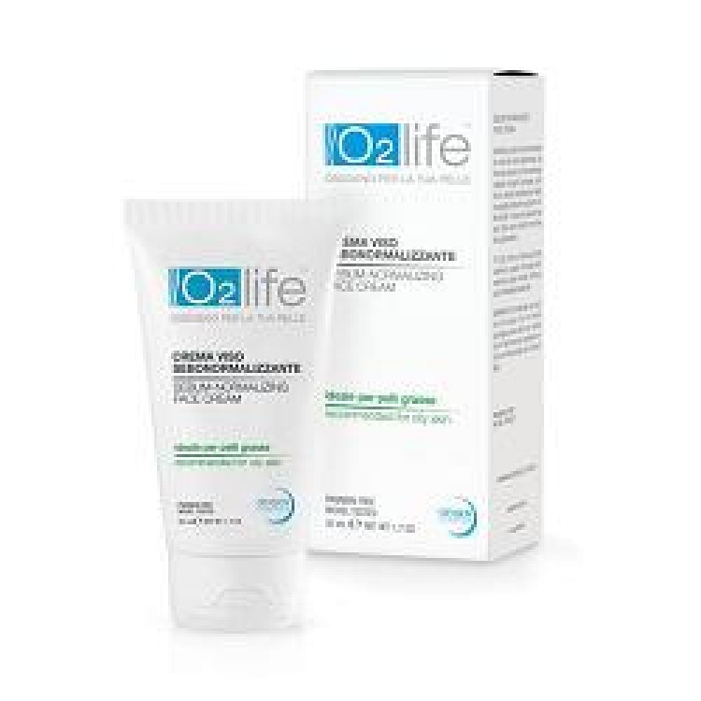 O2 Life Crema Viso Sebonormalizzante 50 Ml