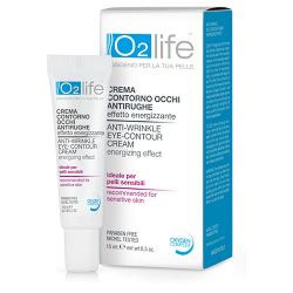 O2 Life Crema Contorno Occhi Antirughe 15 Ml