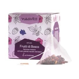 Tè ai Frutti di Bosco Neavita, infuso filtroscrigno 60g