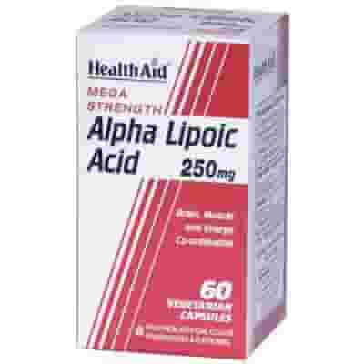 Integratore Acido Alfa Lipoico HealthAid 250mg, 60 capsule