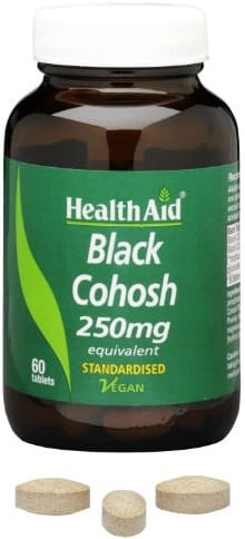 Integratore Cimicifuga Black Cohosh per la menopausa, 60 cpr