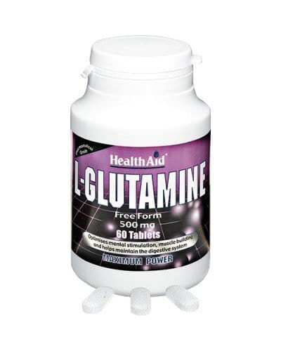 Integratore HealthAid L-Glutamine, 60 compresse