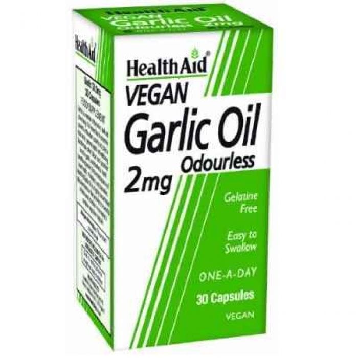 Integratore HealthAid Garlic Oil all'aglio, 30 capsule