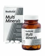 Integratore HealthAid MultiMinerals, 30 compresse chelate