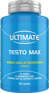 Integratore Ultimate Testo MAX per il testosterone, 90 capsule