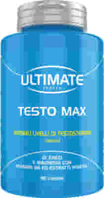 Integratore Ultimate Testo MAX per il testosterone, 90 capsule