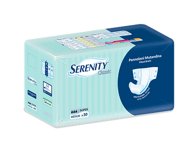 PANNOLONE MUTANDINA PER INCONTINENZA CLASSIC SUPER M TENDER 30 PEZZI