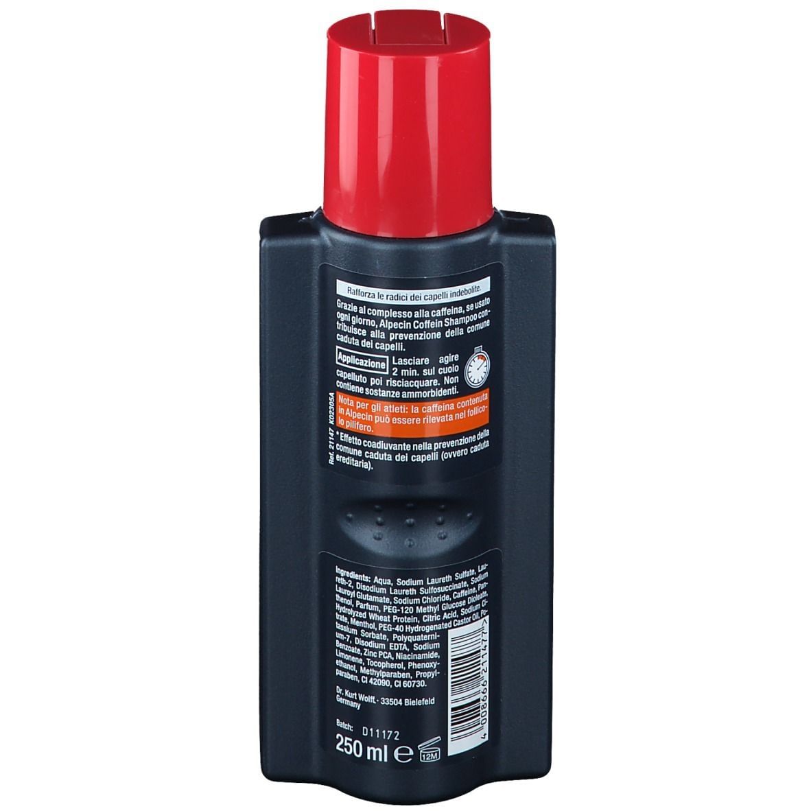 ALPECIN ENERGIZER SHAMPOO CAFFEINA 250 ML