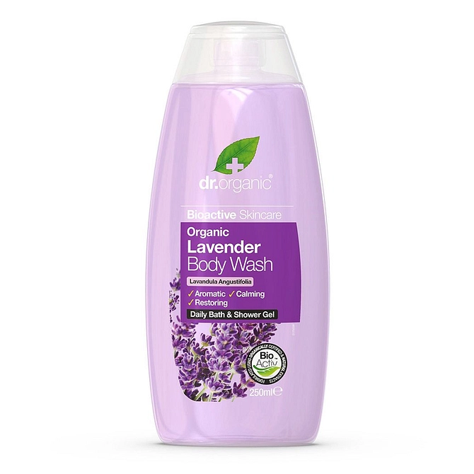 Dr Organic Lavender Lavanda Body Wash Detergente Corpo 250 Ml