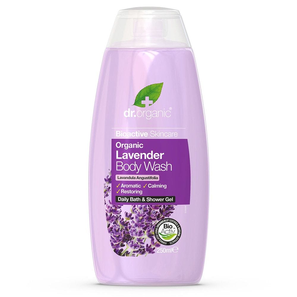 Dr Organic Lavender Lavanda Body Wash Detergente Corpo 250 Ml