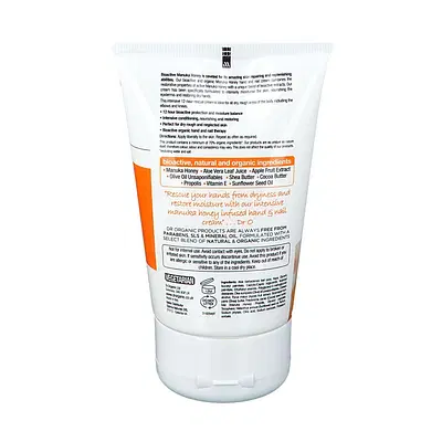 DR ORGANIC MANUKA HONEY MIELE DI MANUKA HAND NAIL CREAM CREMA MANI 125 ML DR ORGANIC MANUKA HONEY MIELE DI MANUKA HAND NAIL CREAM CREMA MANI 125 ML