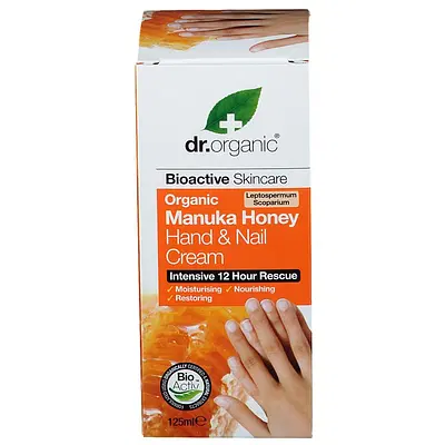 DR ORGANIC MANUKA HONEY MIELE DI MANUKA HAND NAIL CREAM CREMA MANI 125 ML DR ORGANIC MANUKA HONEY MIELE DI MANUKA HAND NAIL CREAM CREMA MANI 125 ML