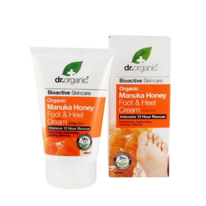 Dr Organic Manuka Honey Miele Di Manuka Foot Heel Cream Crema Piedi 125 Ml