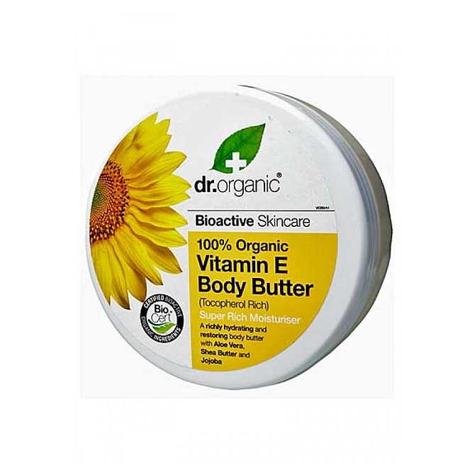 Dr Organic Vitamin E Body Butter Burro Corpo 200 Ml
