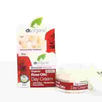 Crema Viso Giorno Dr Organic Rose Otto alla Rosa, 50ml