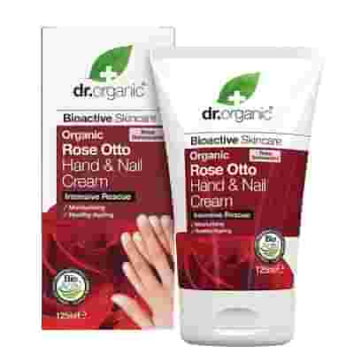 DR ORGANIC ROSE OTTO ROSA HAND NAIL CREAM CREMA MANI 125 ML