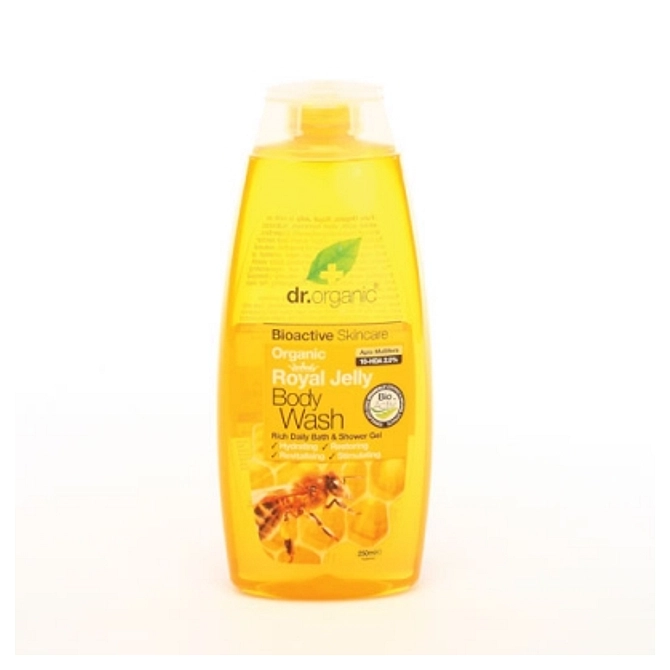 Dr Organic Royal Jelly Pappa Reale Body Wash Detergente Corpo 250 Ml