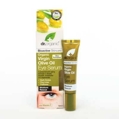 Dr Organic Virgin Olive Oil Olio Di Oliva Eye Serum Siero Contorno Occhi 15 Ml