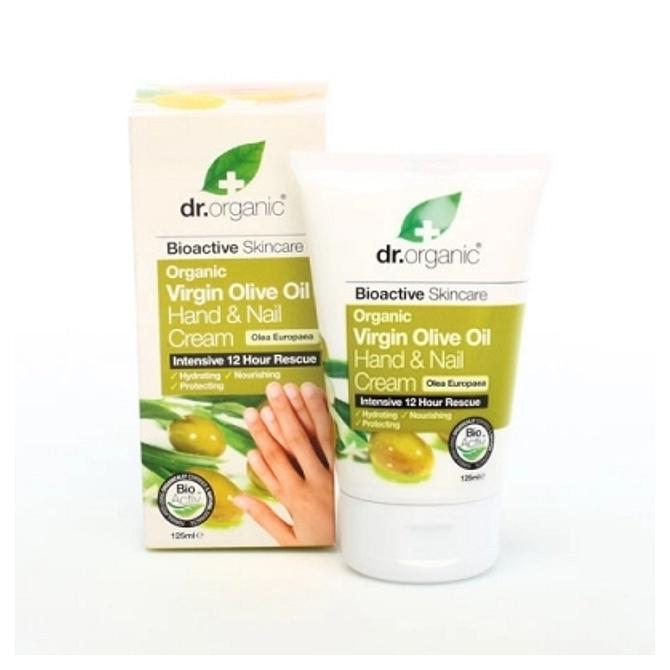 Dr Organic Virgin Olive Oil Olio Di Oliva Hand Nail Cream Crema Mani 125 Ml