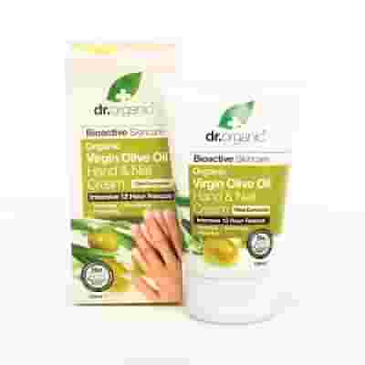 DR ORGANIC VIRGIN OLIVE OIL OLIO DI OLIVA HAND NAIL CREAM CREMA MANI 125 ML