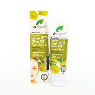 Dr Organic Virgin Olive Oil Olio Di Oliva Face Mask Maschera Viso 125 Ml