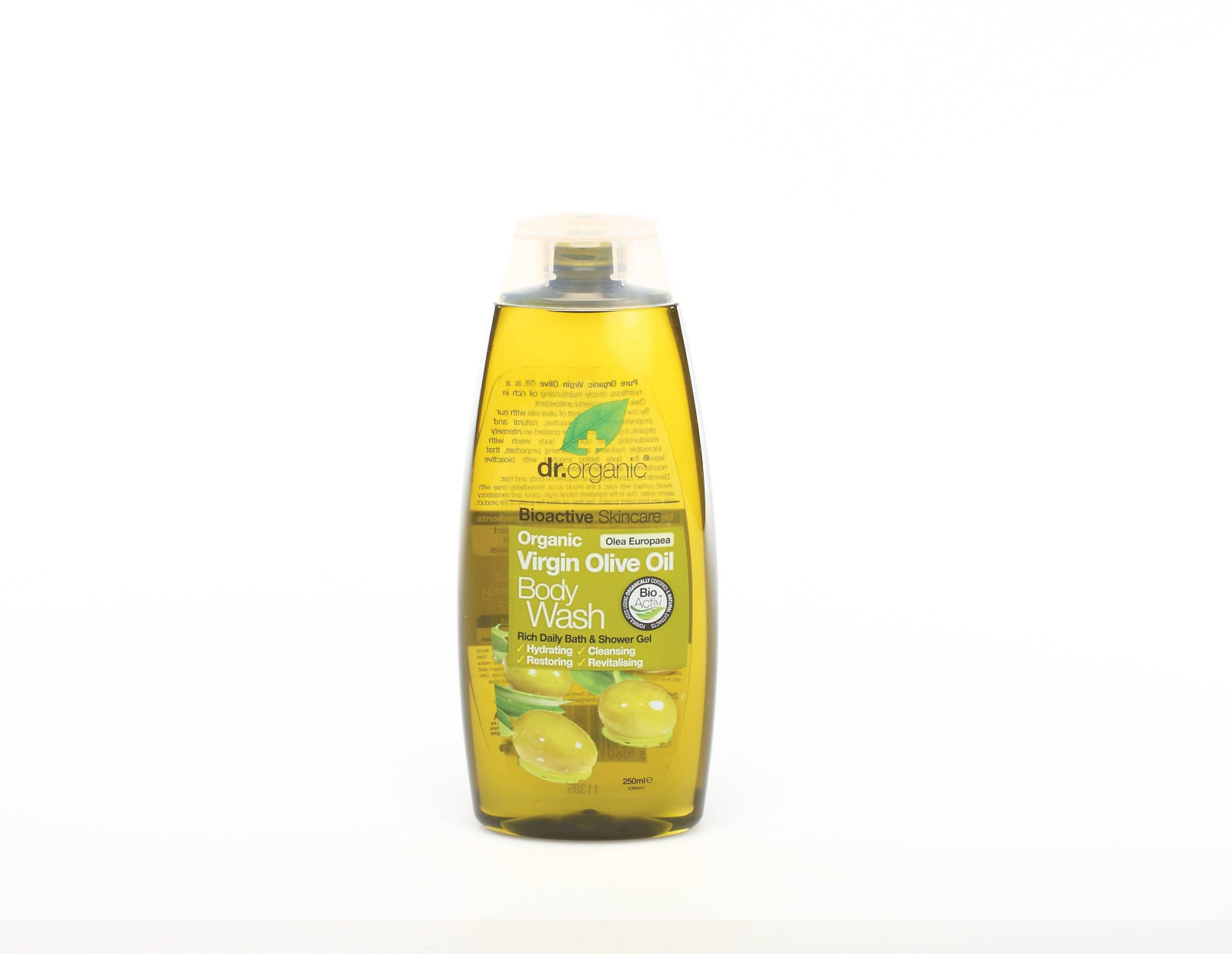 DR ORGANIC VIRGIN OLIVE OIL OLIO DI OLIVA BODY WASH DETERGENTE CORPO 250 ML