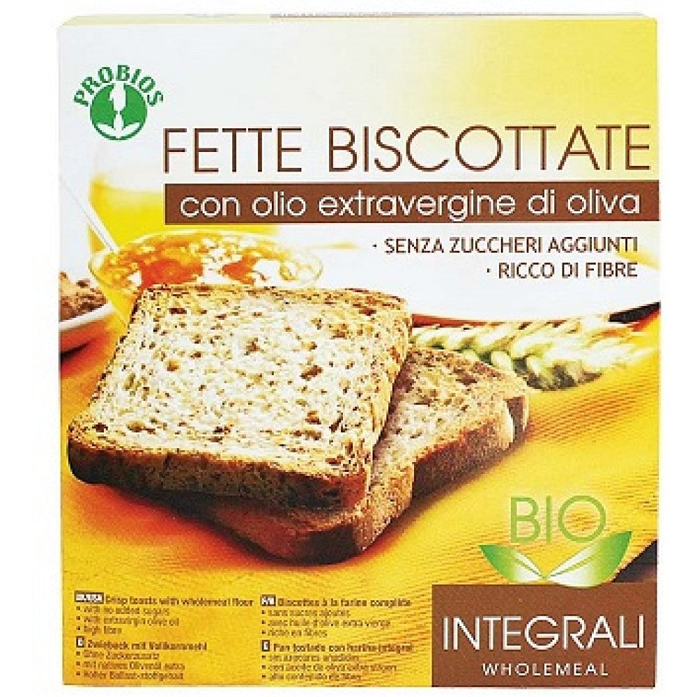 Fette Biscottate Integrali Senza Zucchero 270 G