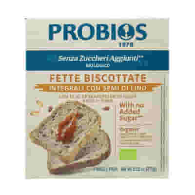 FETTE BISCOTTATE INTEGRALI AI SEMI DI LINO SENZA ZUCCHERO 270 G